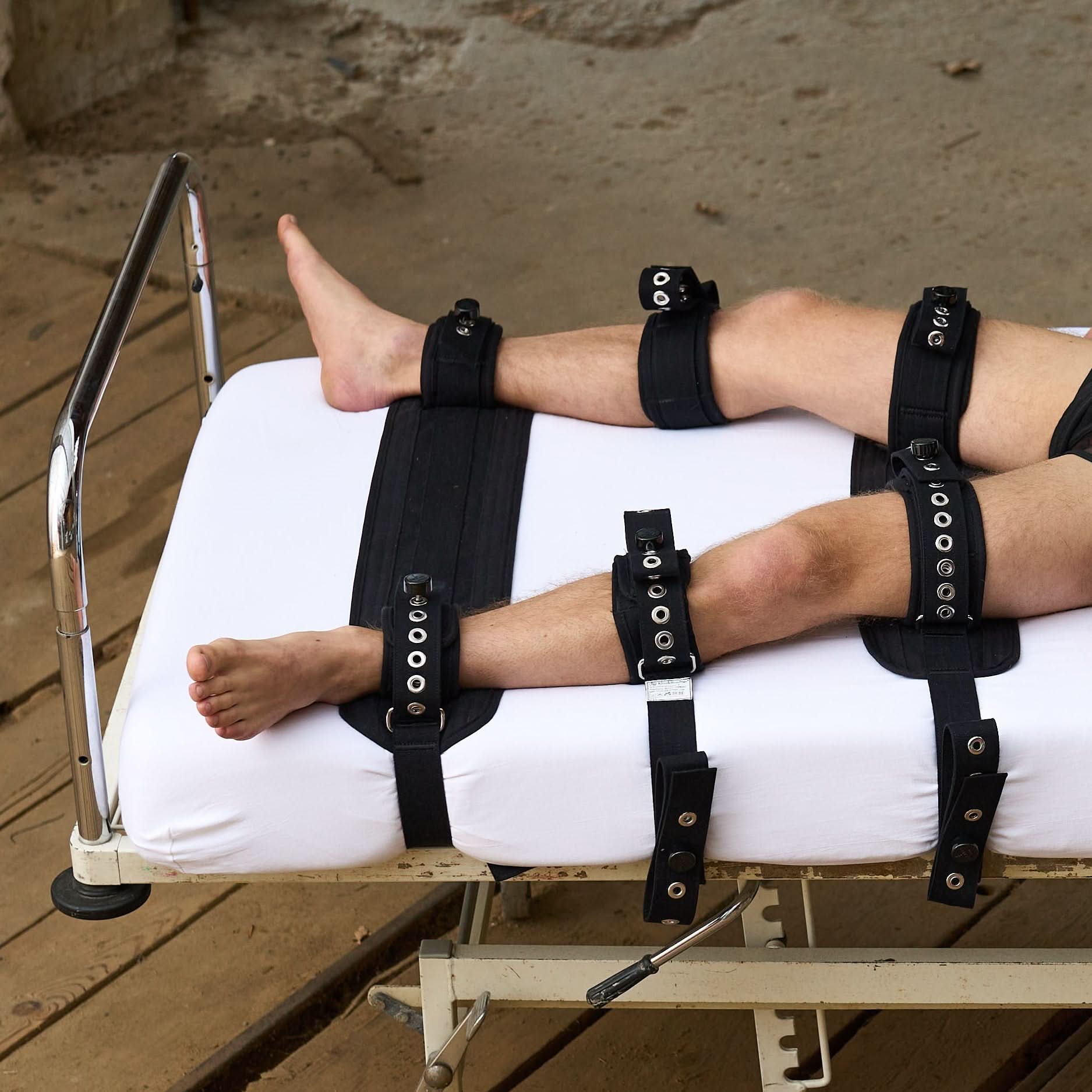15-Point Bed Restraint Set – Black
