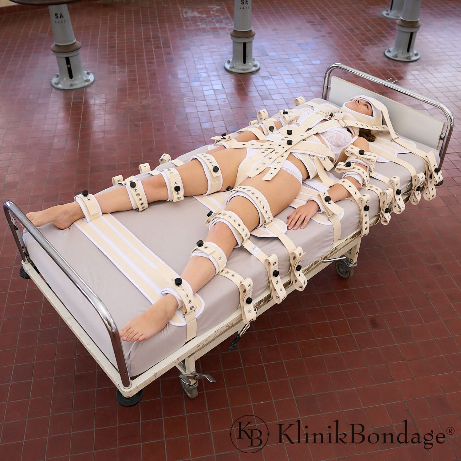 20-Point Bed Restraint Set – White