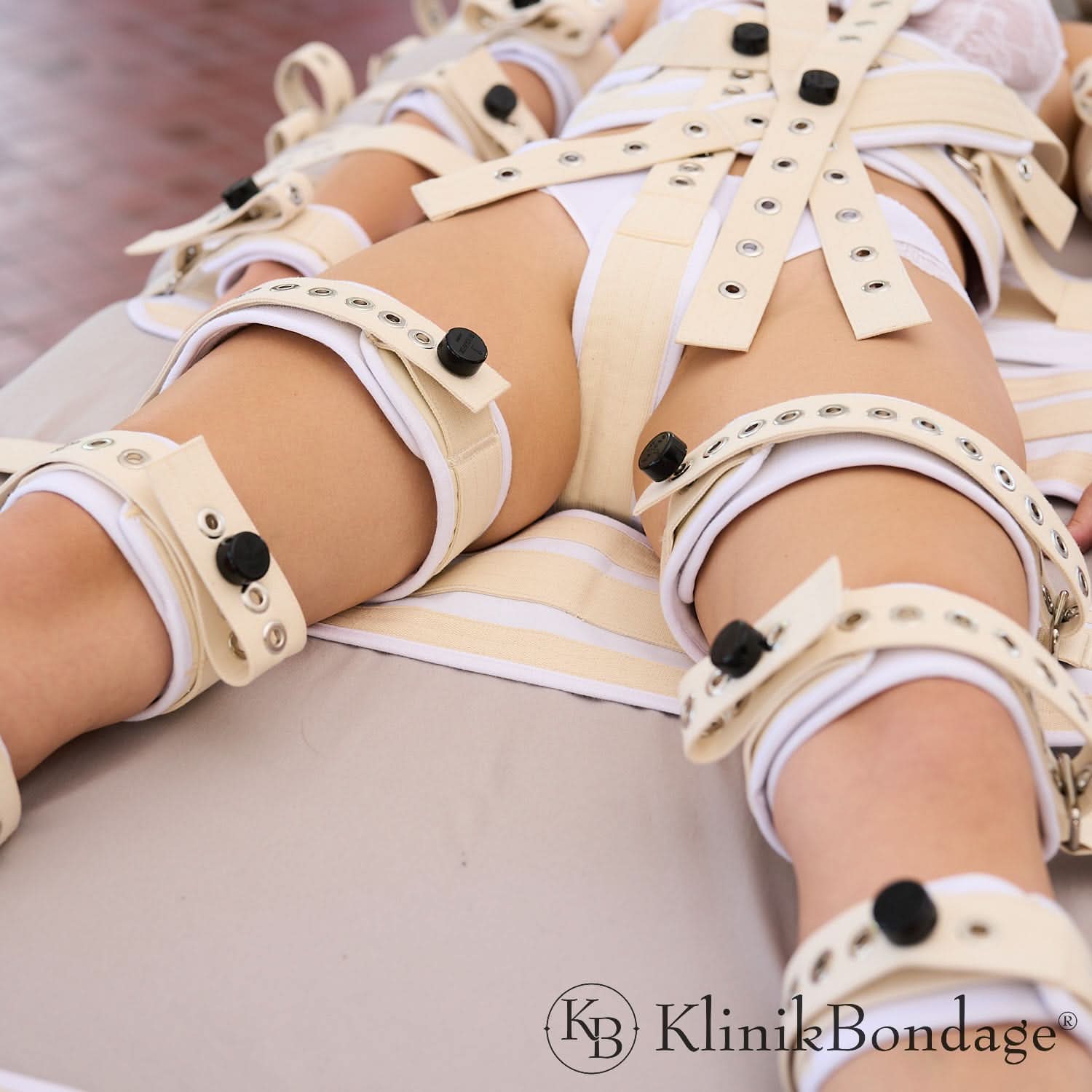 20-Point Bed Restraint Set – White