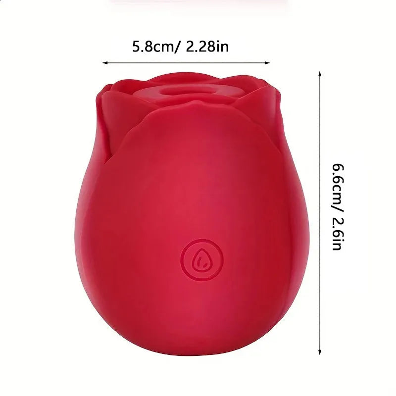 Powerful Sucking-Rose Vibrator Toy for Women Vacuum Stimulator Oral Nipple Clit Sucker Female Sex Toys Goods for Female Adults 241010