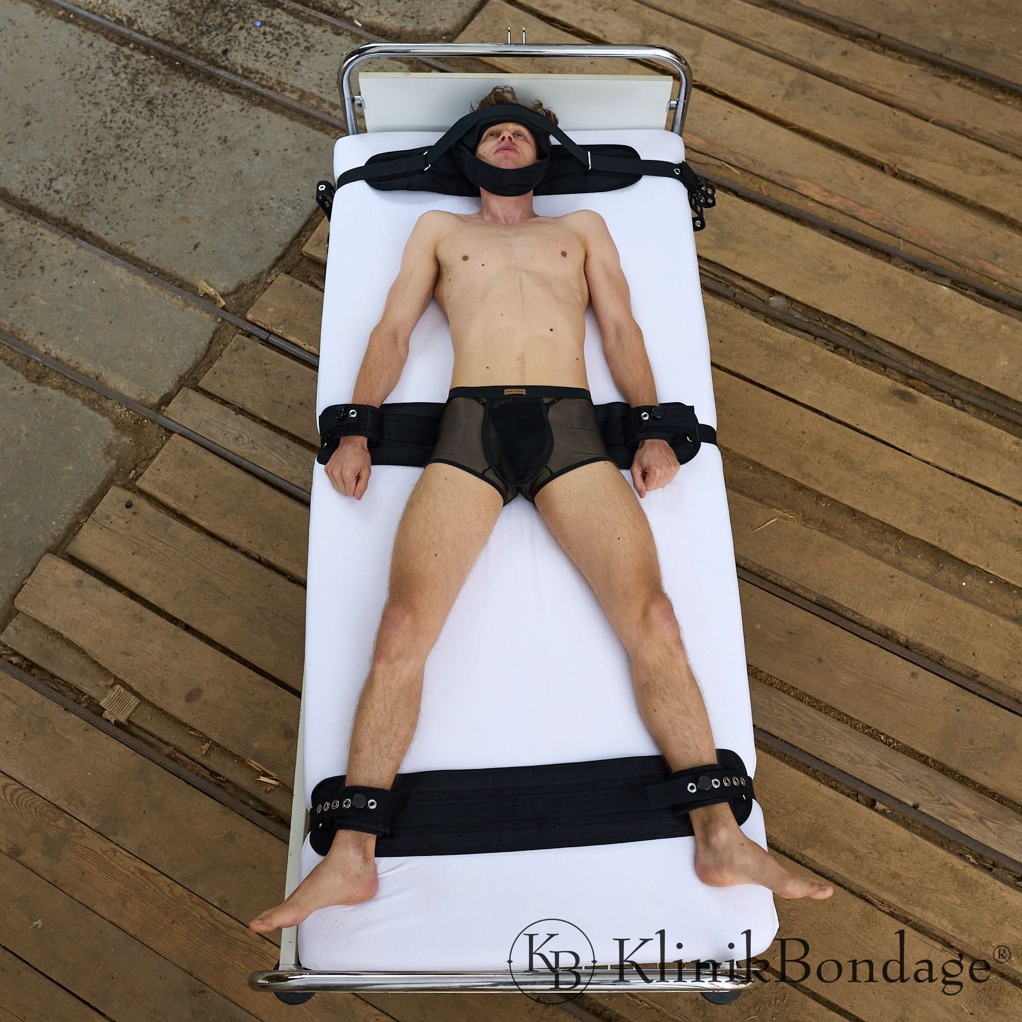 5-Point Bed Restraint Set Black