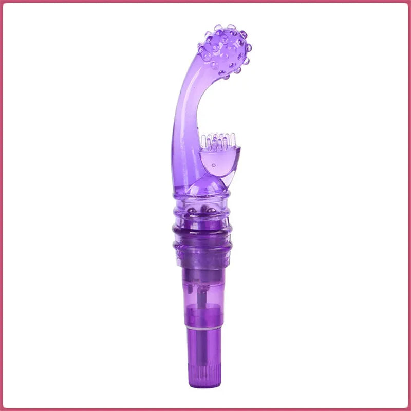 Sex toy massager Female Masturbation Finger Vibrator Clit and G spot Orgasm Squirt Massager Brush Stick for Woman Adult Products women
