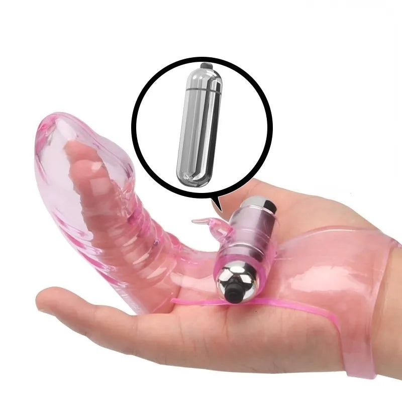 Sex toy massagers Linwo Finger Sleeve Vibrator g Spot Massage Clit Stimulate Female Masturbator Toys for Women Shop Adult Products