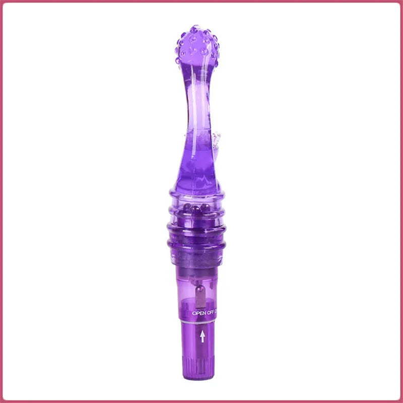 Sex toy massager Female Masturbation Finger Vibrator Clit and G spot Orgasm Squirt Massager Brush Stick for Woman Adult Products women
