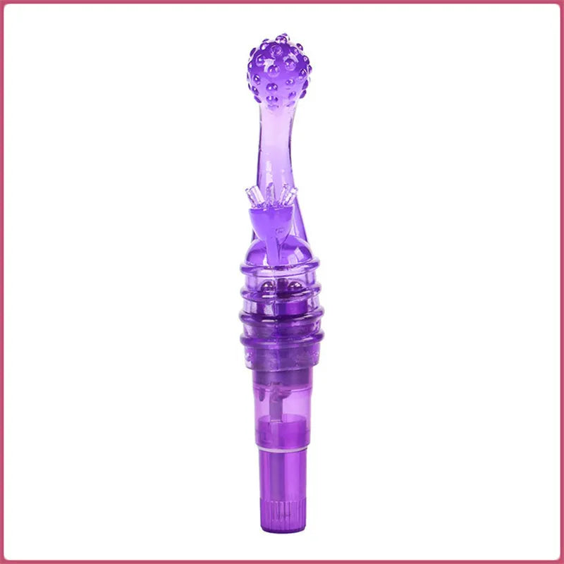 Sex toy massager Female Masturbation Finger Vibrator Clit and G spot Orgasm Squirt Massager Brush Stick for Woman Adult Products women