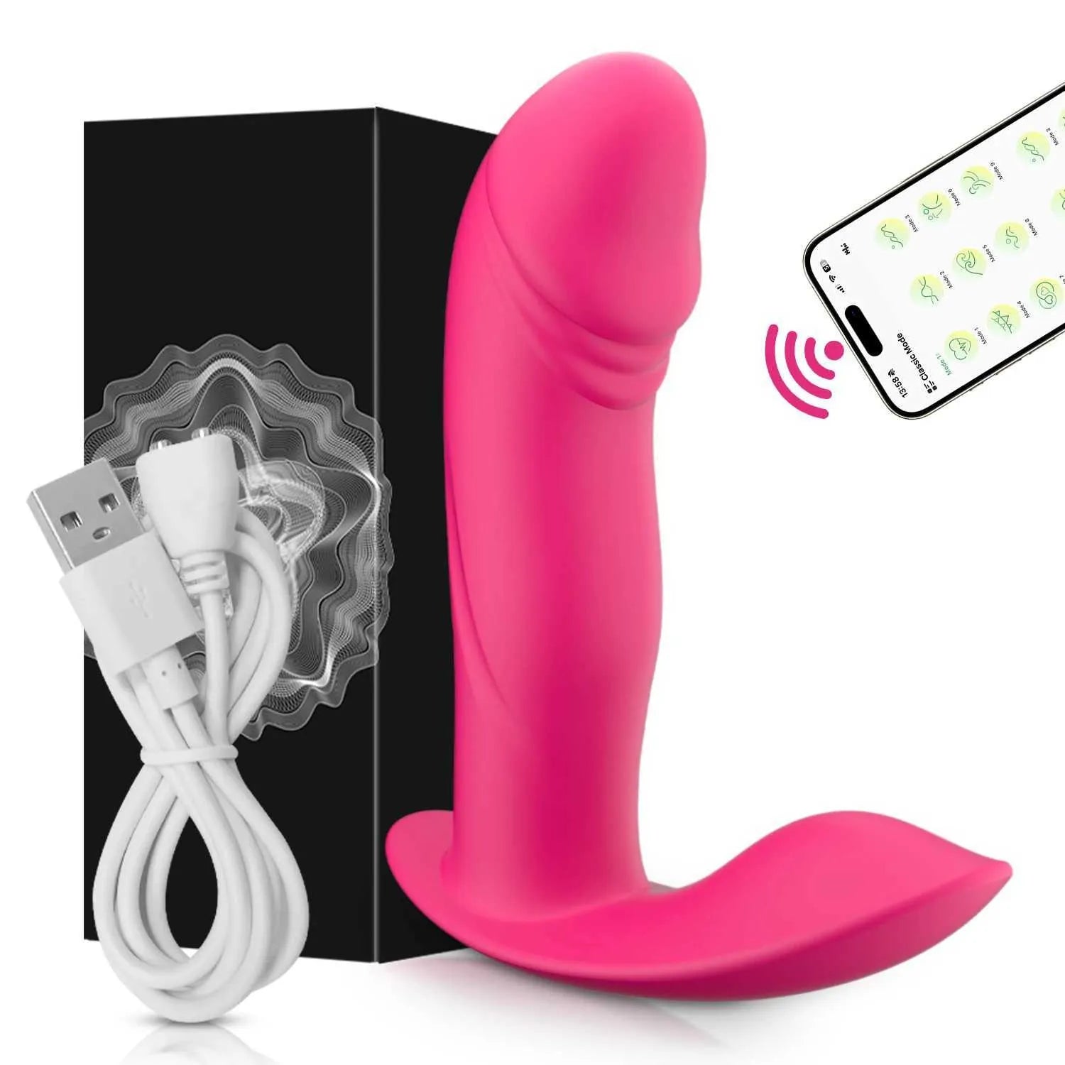 APP Control Wearable Dildo Vibrator for Women Clitoris Stimulator G-Spot Massager Female Anal Butt Plug Vibrating Adult Sex Toys W250319
