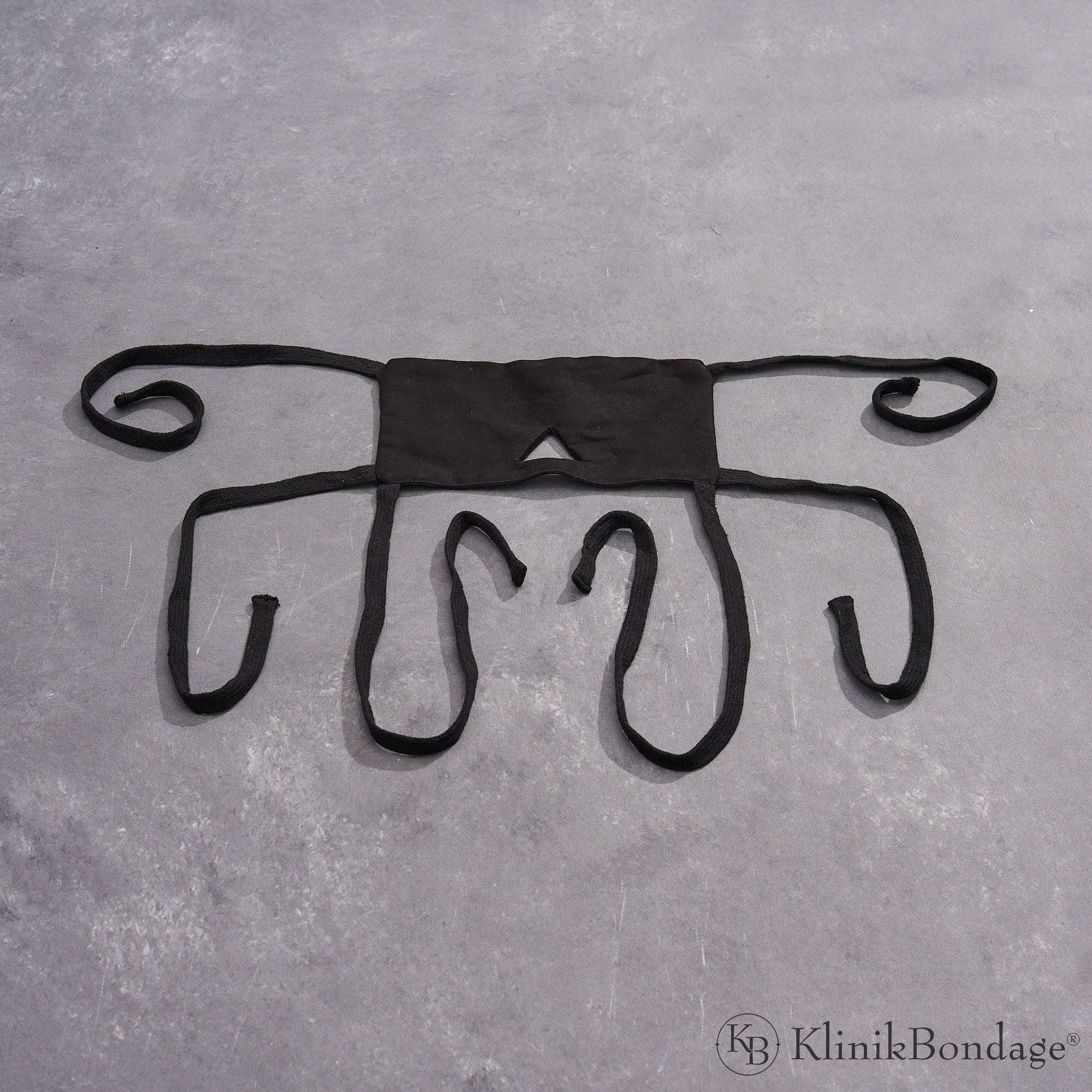 BDSM Fixed Blindfold Black