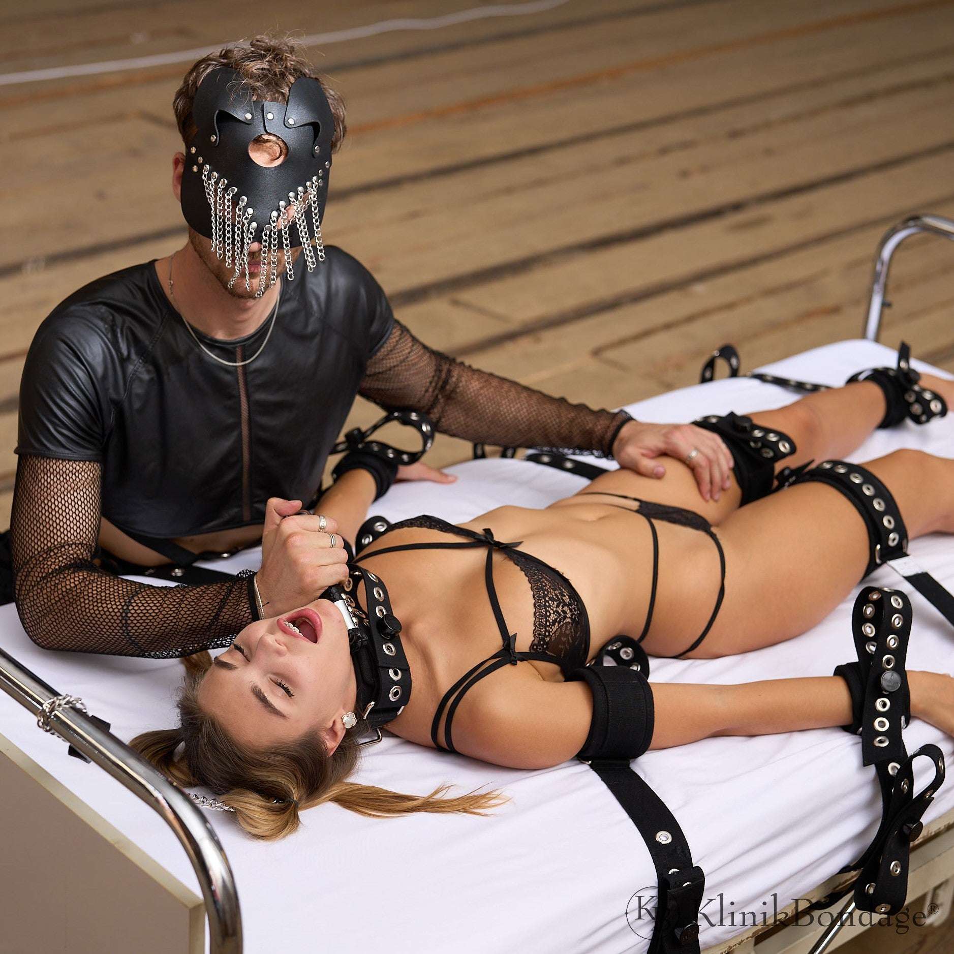 Bed BDSM Set Large Black
