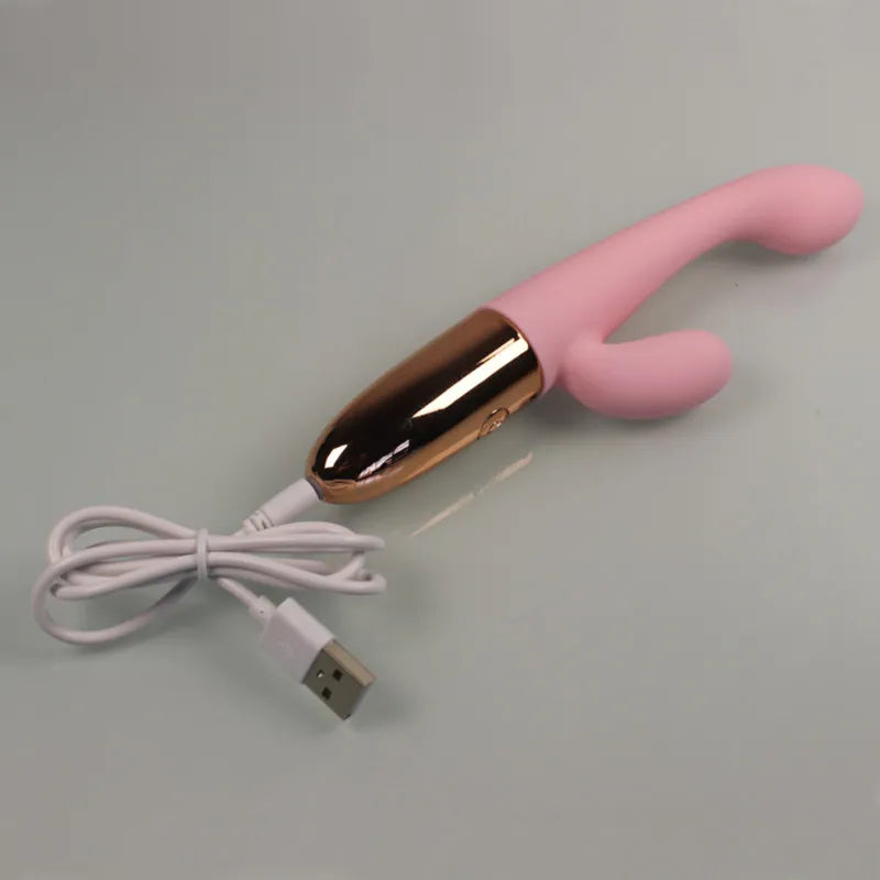 Rabbit Heating Vibrator for Women Powerful G Spot Female Clitoris Stimulator Rechargeable Vibrating Silent Dildo Adult Goods Sex Toy