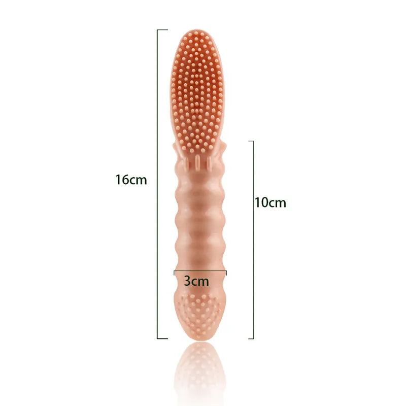 Massage Flexible Dildo Finger Vibrator Vaginal Erotic sexy toys for Women Clitoral finger Massager G spot Vibrator Adult products