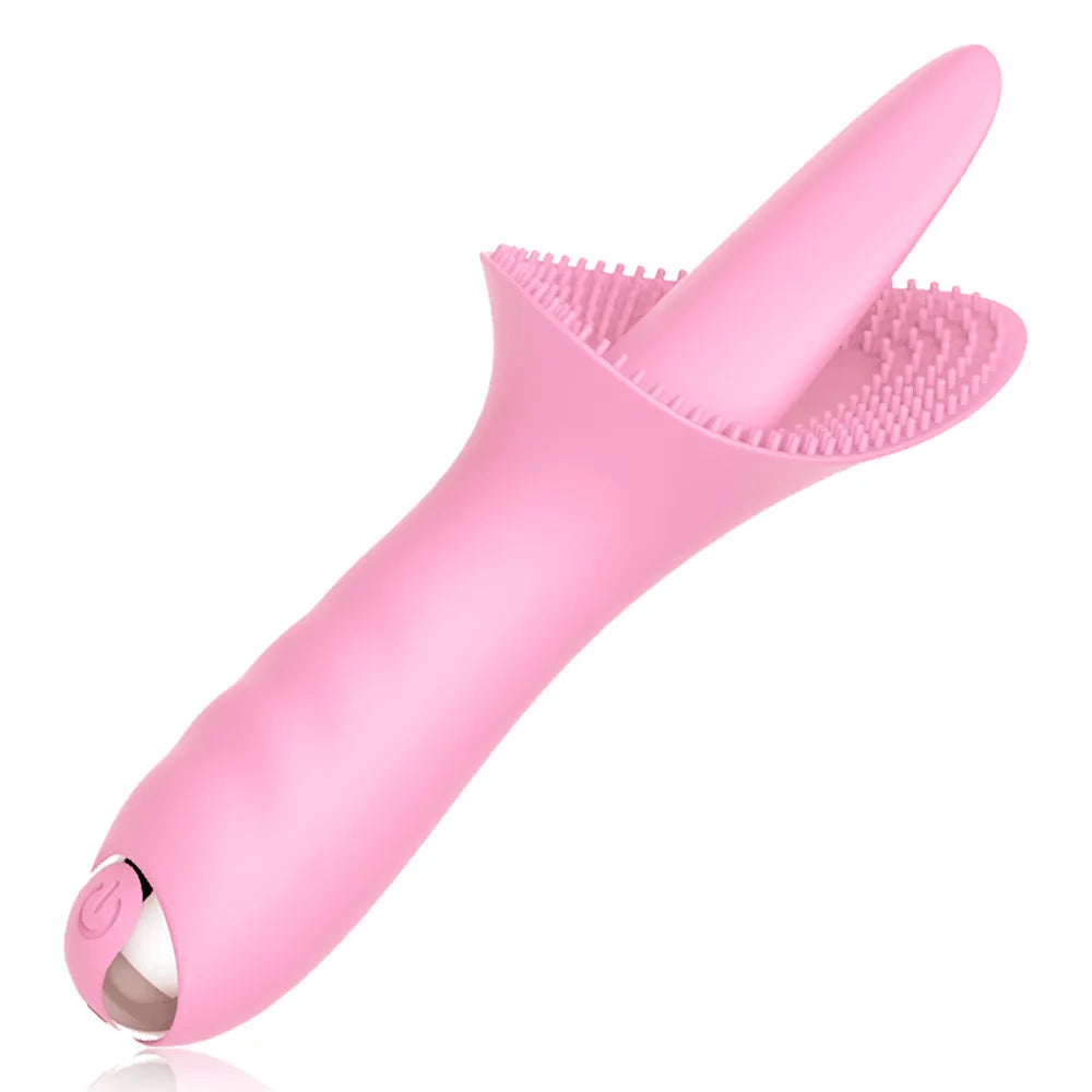 Tongue Dildo Vibrator For Women Intimate Goods Nipple Sucker Oral Licking Clitoris Stimulation Heating Erotic Sex Toys for Adult CY200520