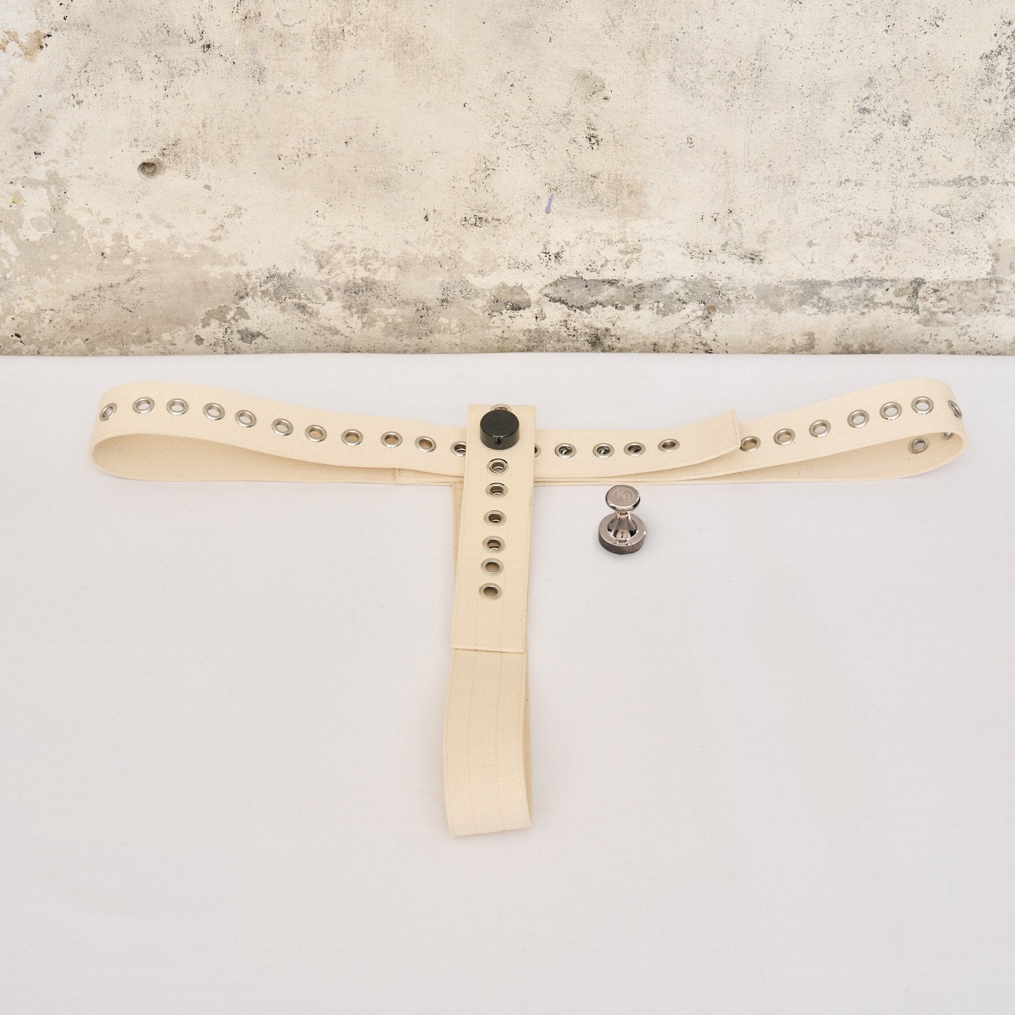 Diaper Bondage Harness Belt – White