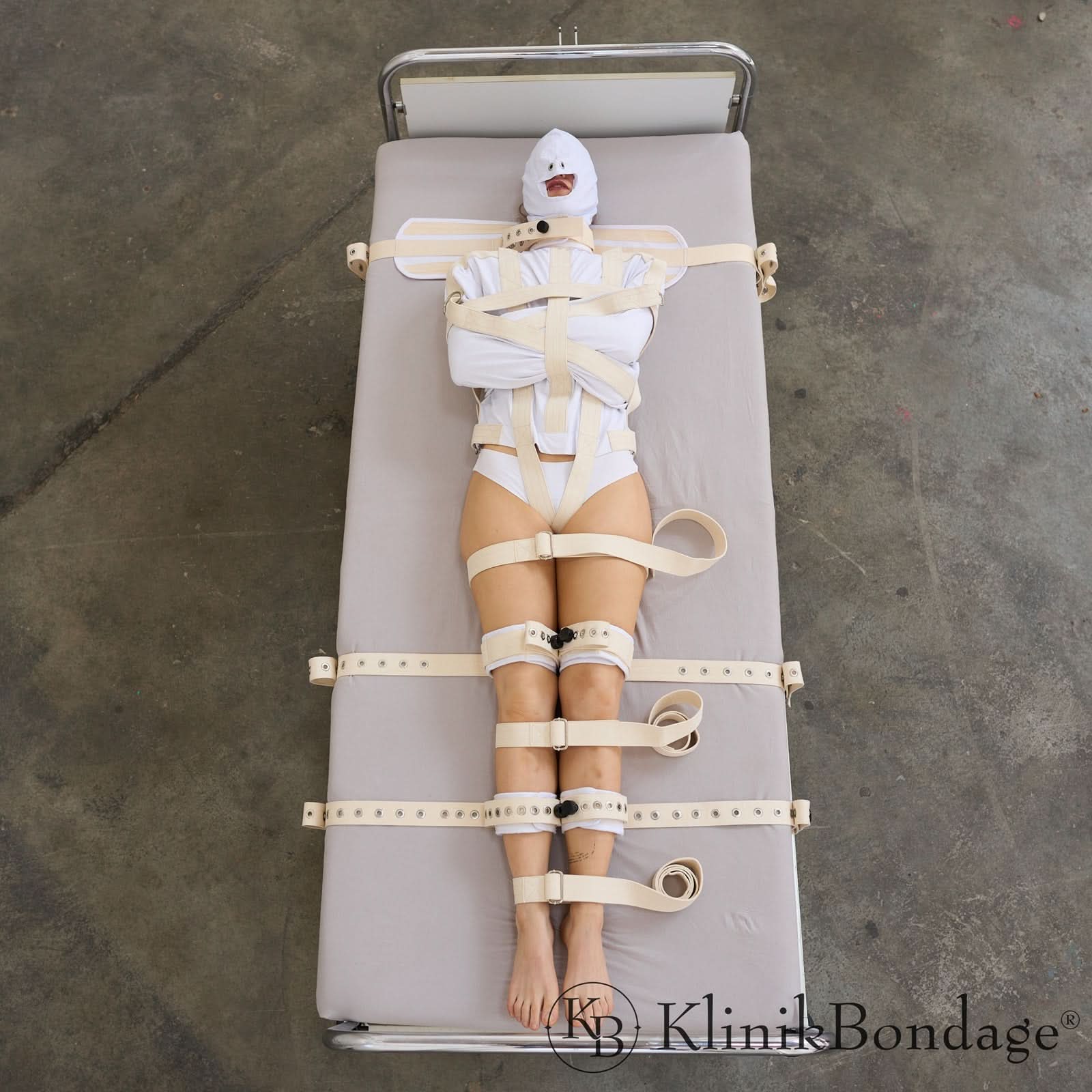 White BDSM Straitjacket Set