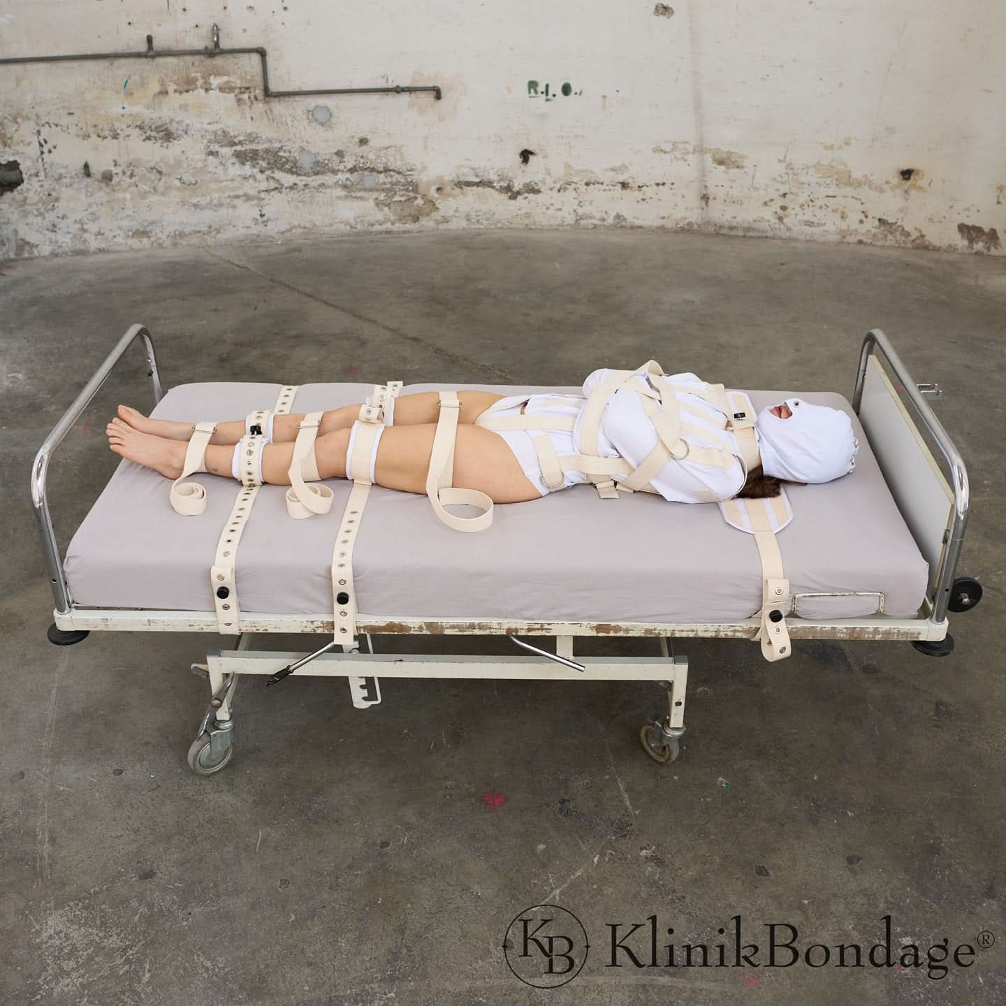 White BDSM Straitjacket Set