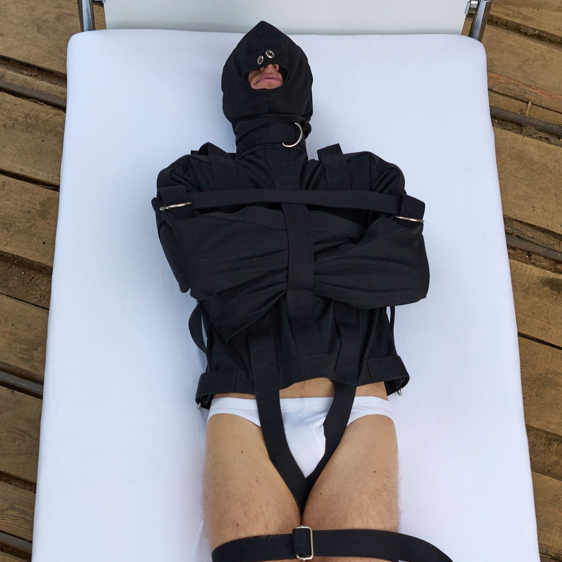 Black Straitjacket Bondage Set
