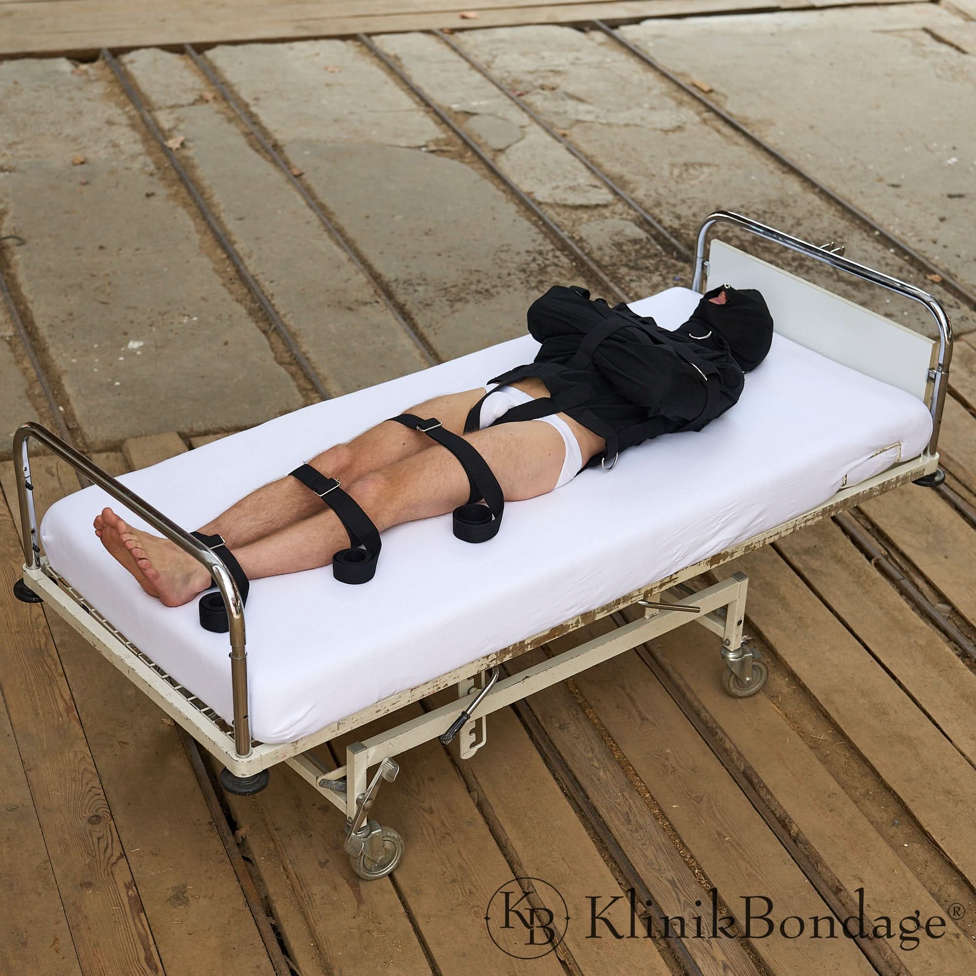 Black Straitjacket Bondage Set