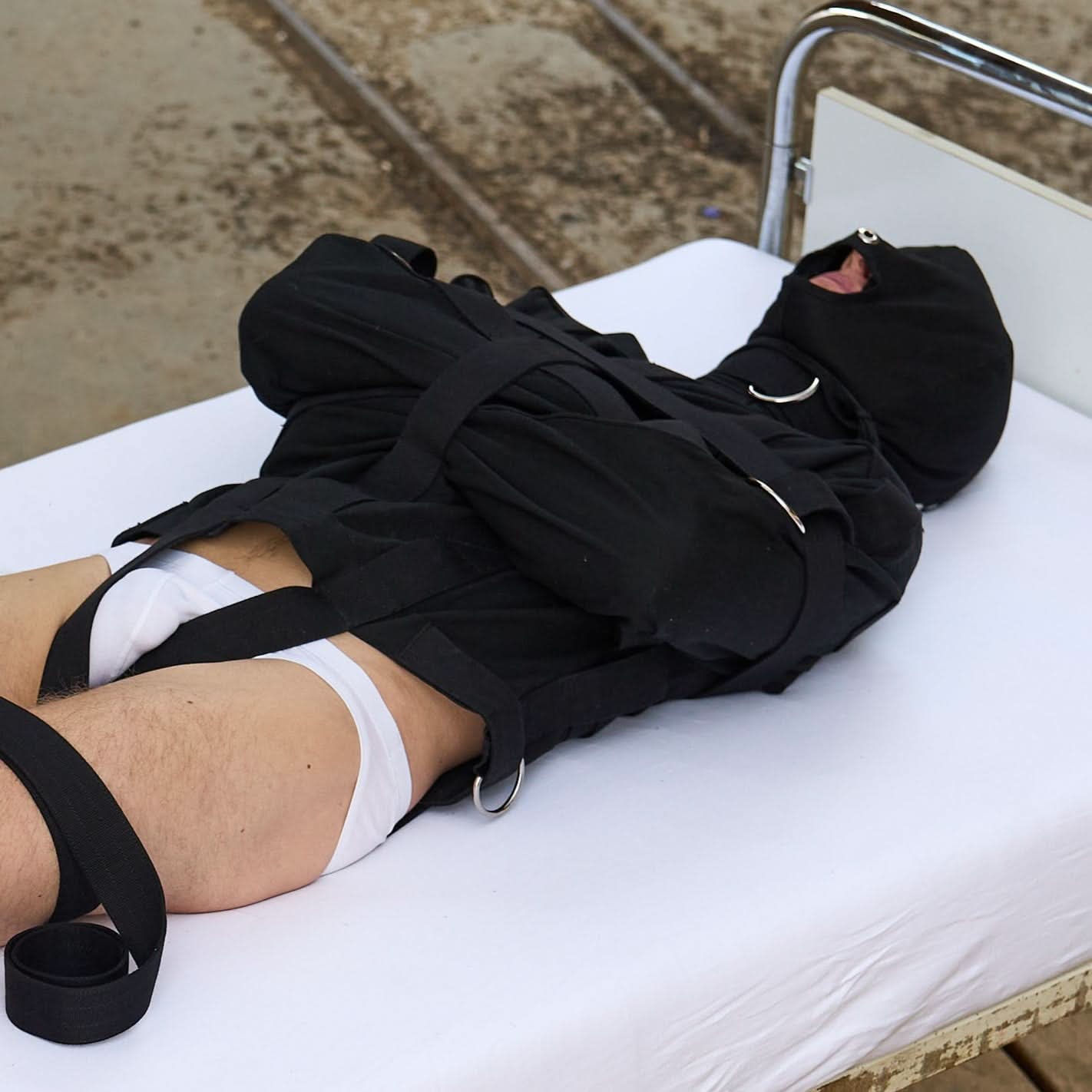 Black Straitjacket Bondage Set