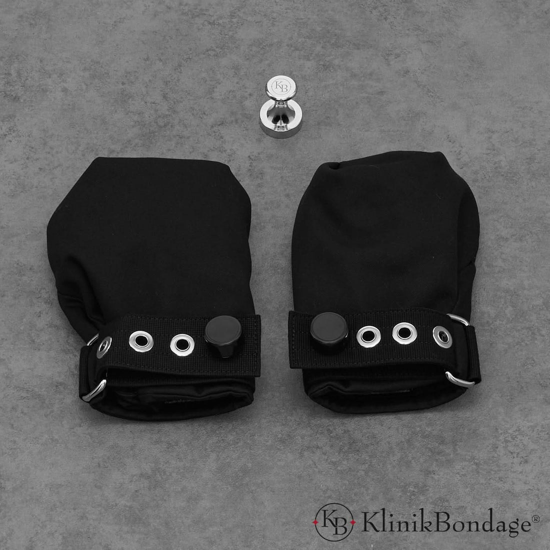 BDSM Punishment Mittens Black