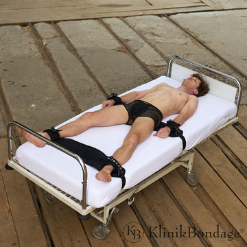 4-Point Bed Restraint Set Black