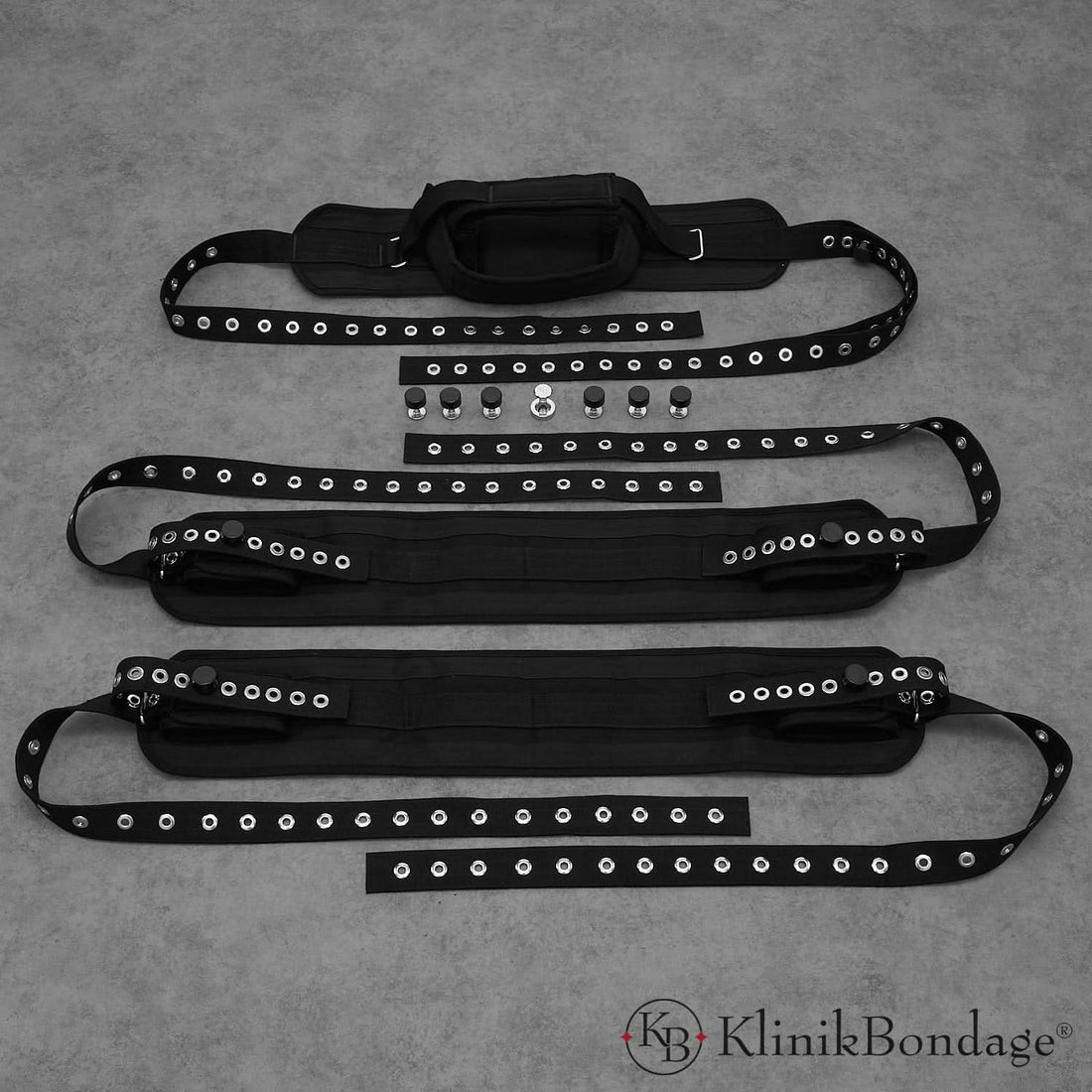 5-Point Bed Restraint Set Black