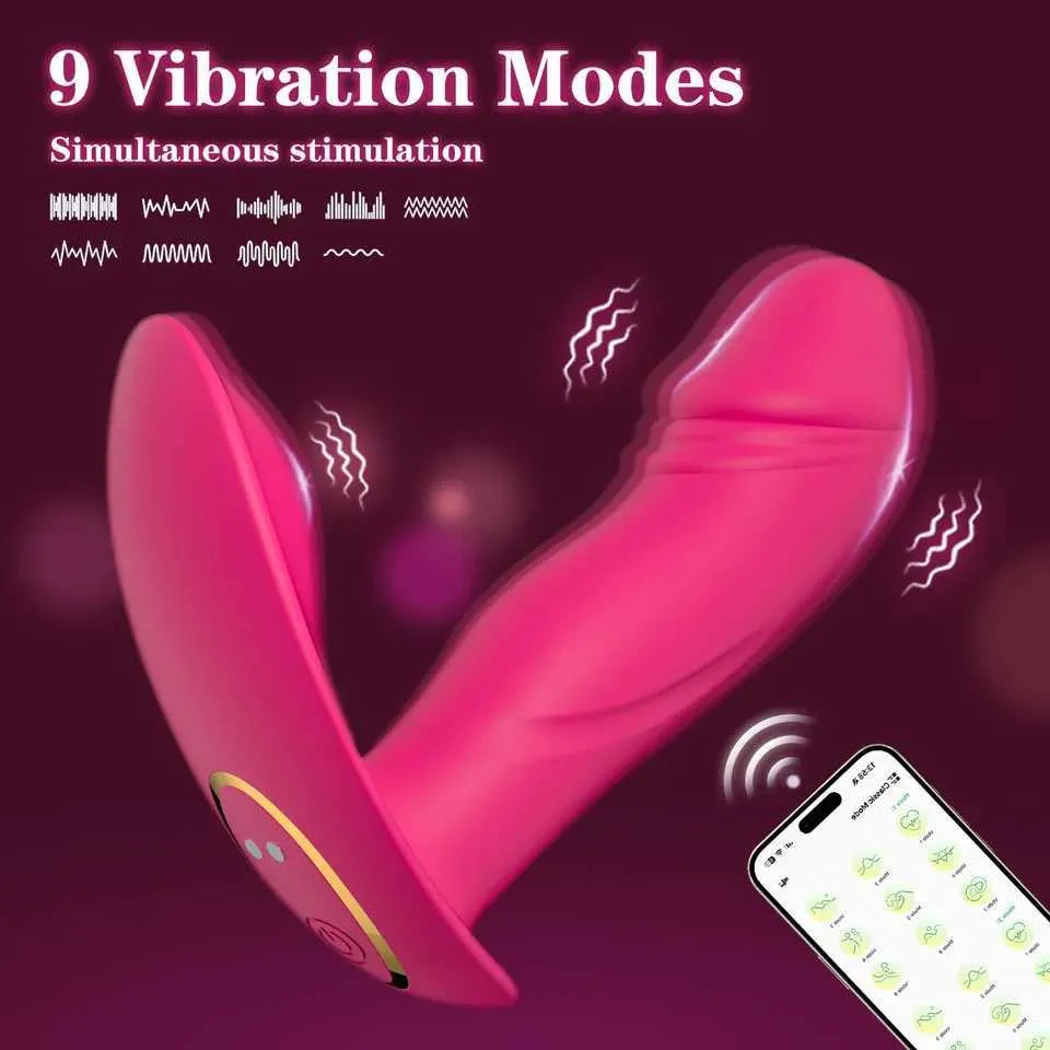APP Control Wearable Dildo Vibrator for Women Clitoris Stimulator G-Spot Massager Female Anal Butt Plug Vibrating Adult Sex Toys W250319