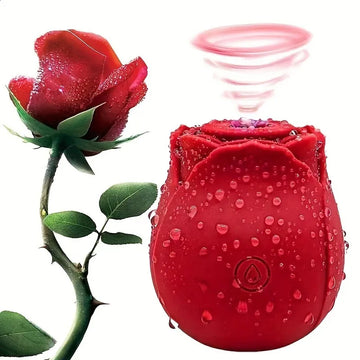 Powerful Sucking-Rose Vibrator Toy for Women Vacuum Stimulator Oral Nipple Clit Sucker Female Sex Toys Goods for Female Adults 241010