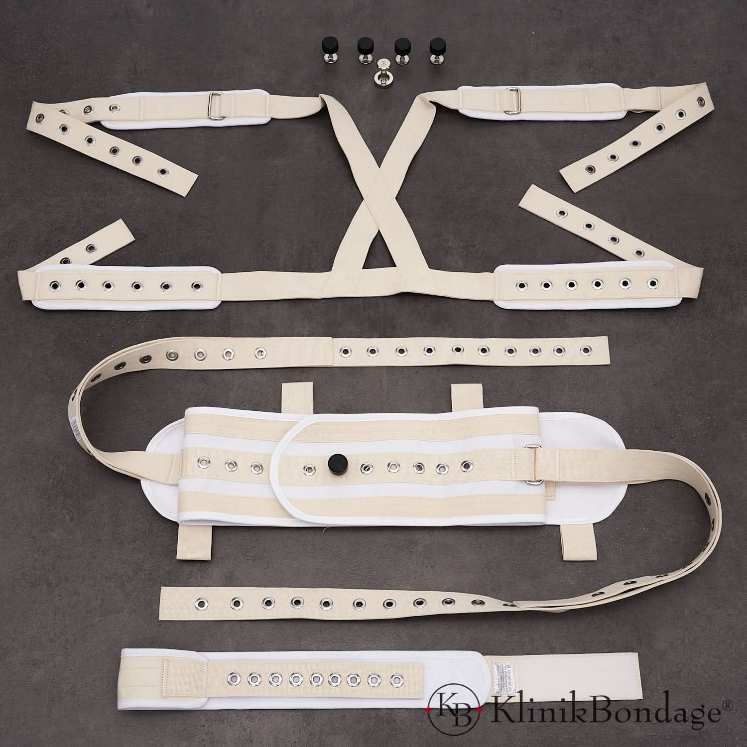 Waist Bondage Set – White