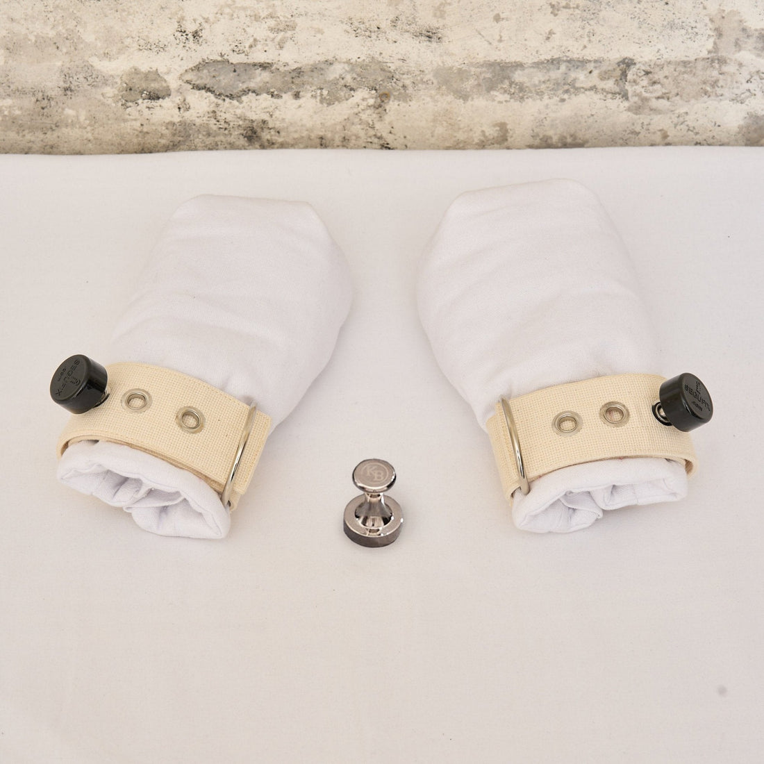 BDSM Mittens Punishment White