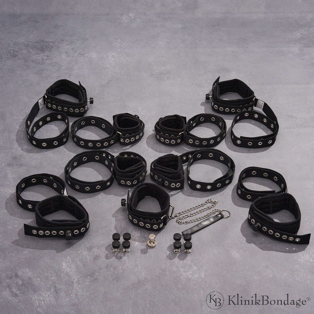 Bed BDSM Set Large Black