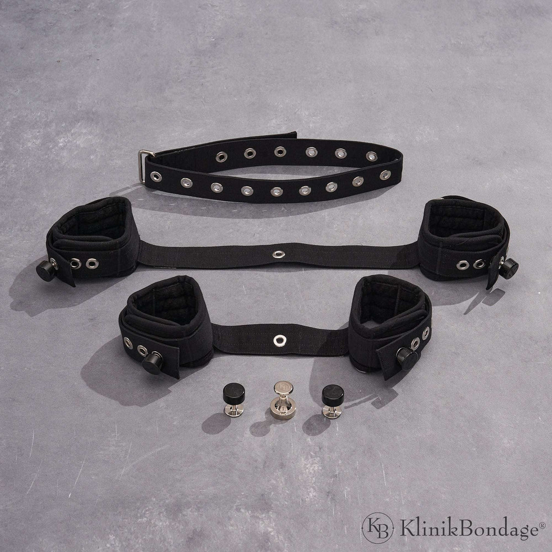Full Body Mobile Bondage Set Black
