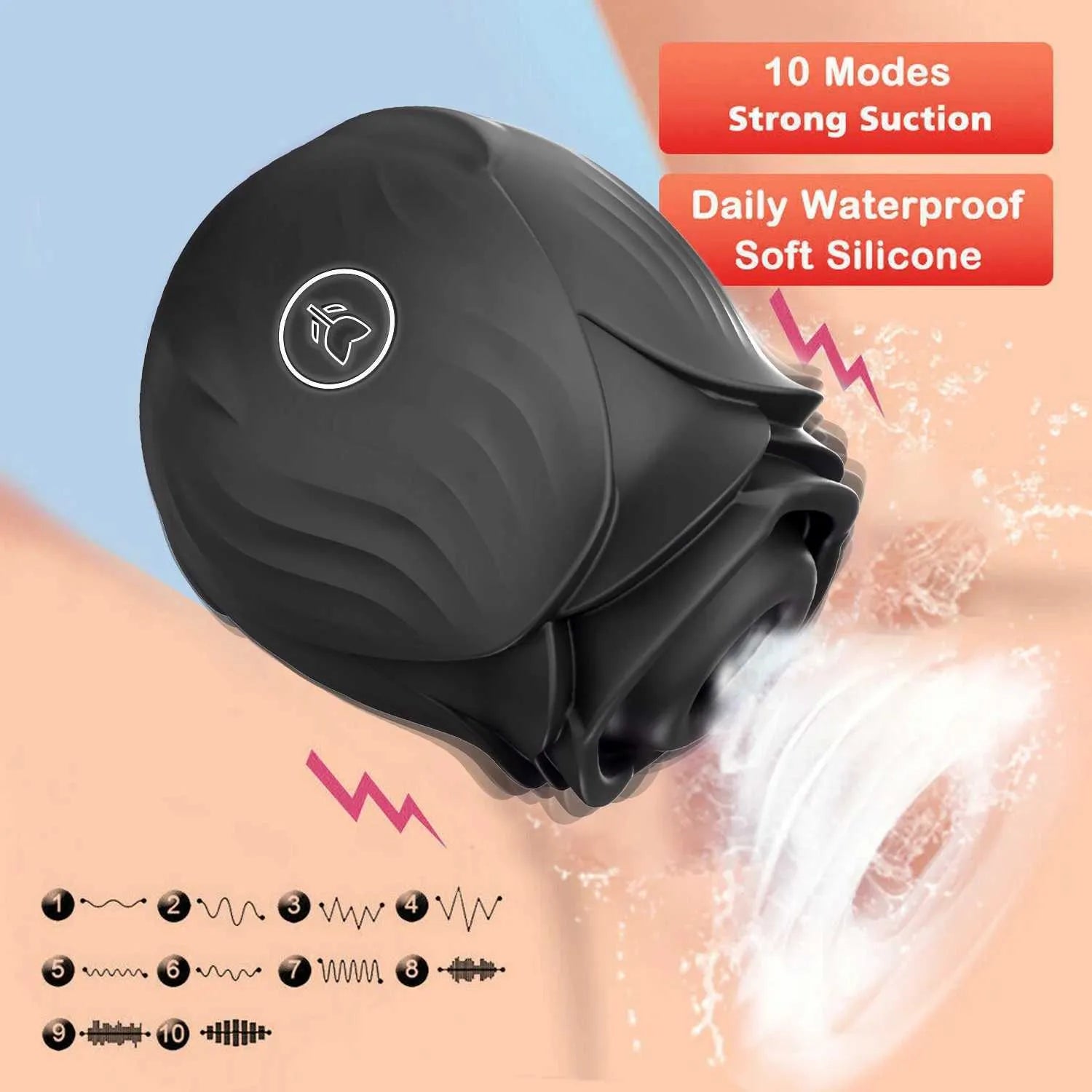 Clitoral Sucking Vibrator Rose- 10 Intense Suction Modes G-spot Stimulator Vaginal Pussy Massager Adults Sex Toy for Women W250319