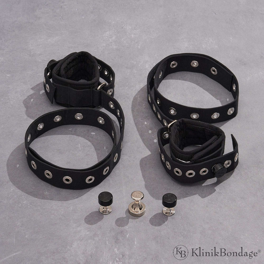 Hand Restraints Bondage 2-Piece Set Black