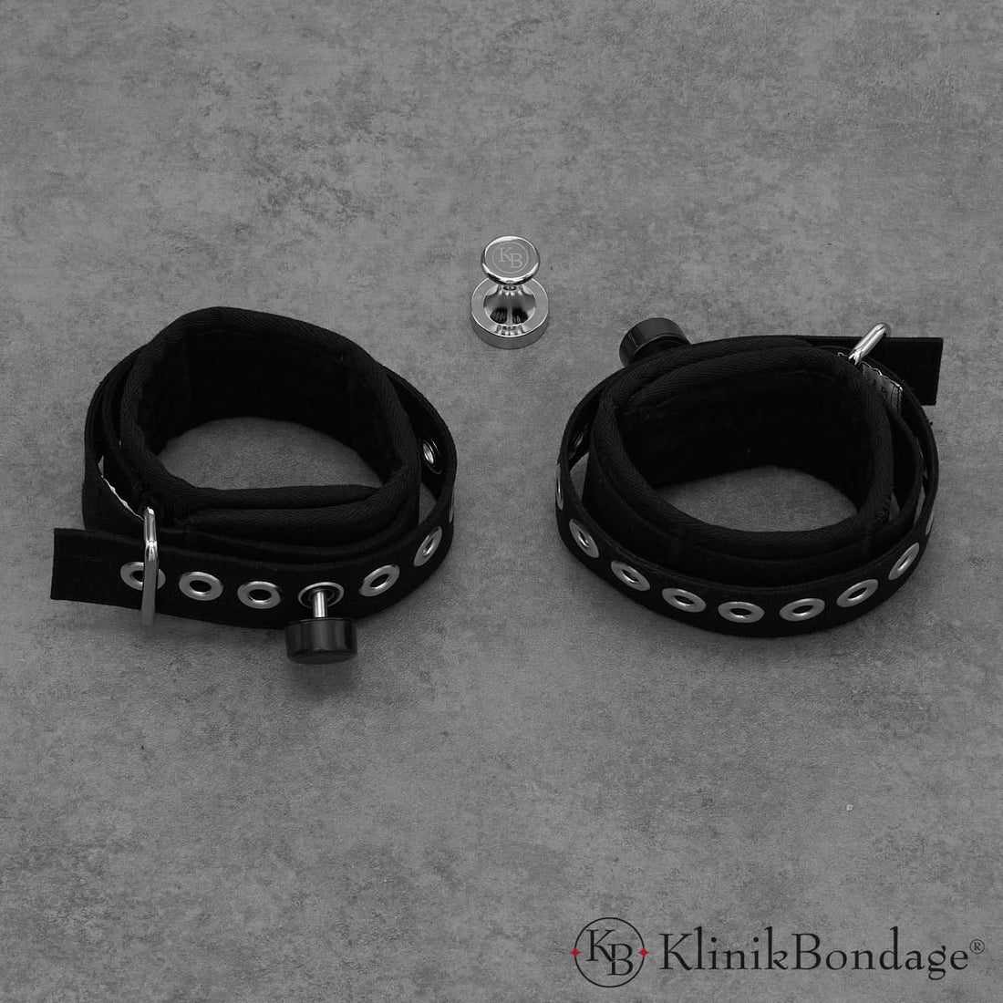 Cuffs for Legs and Arms Pair Kinky Style Black