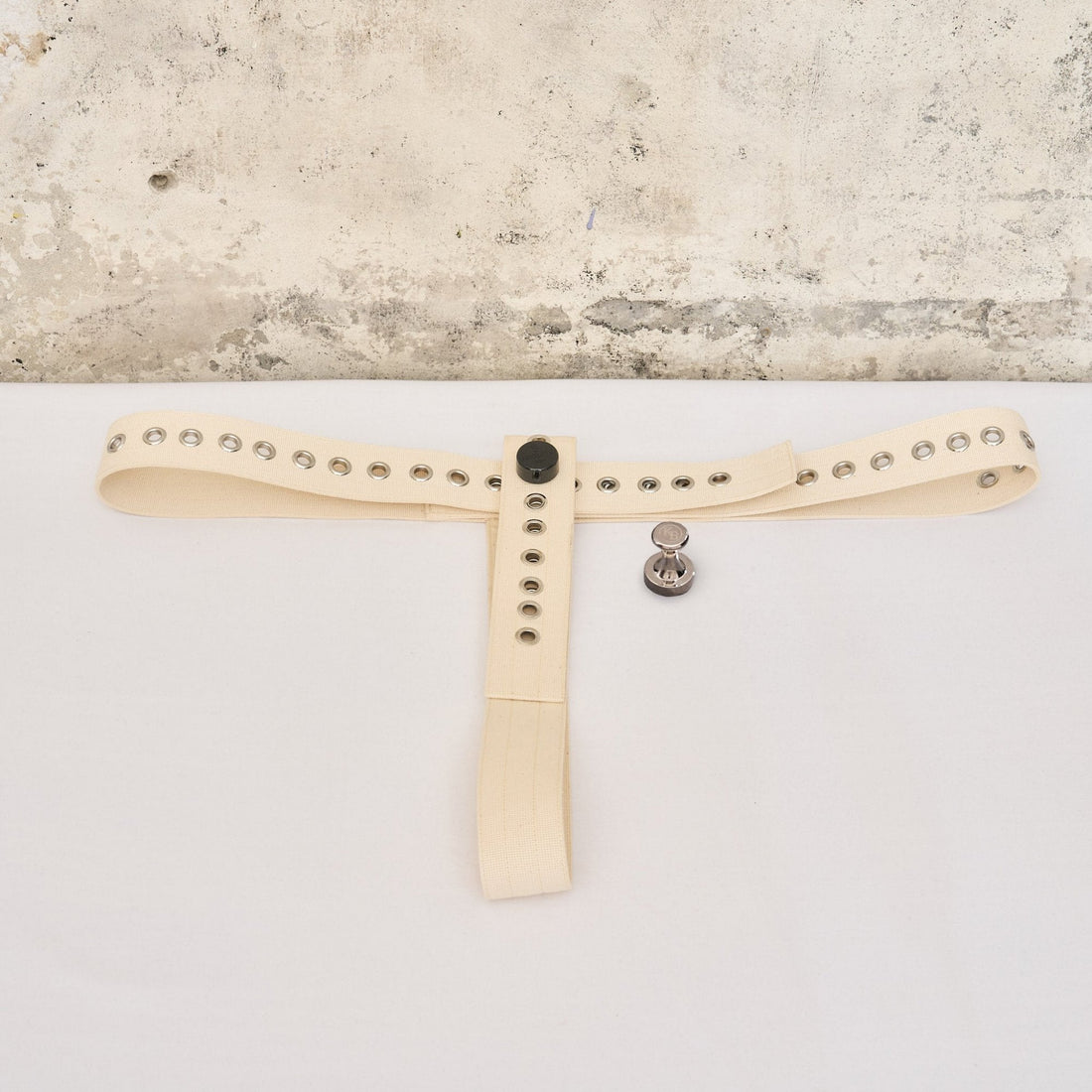 Diaper Bondage Harness Belt – White